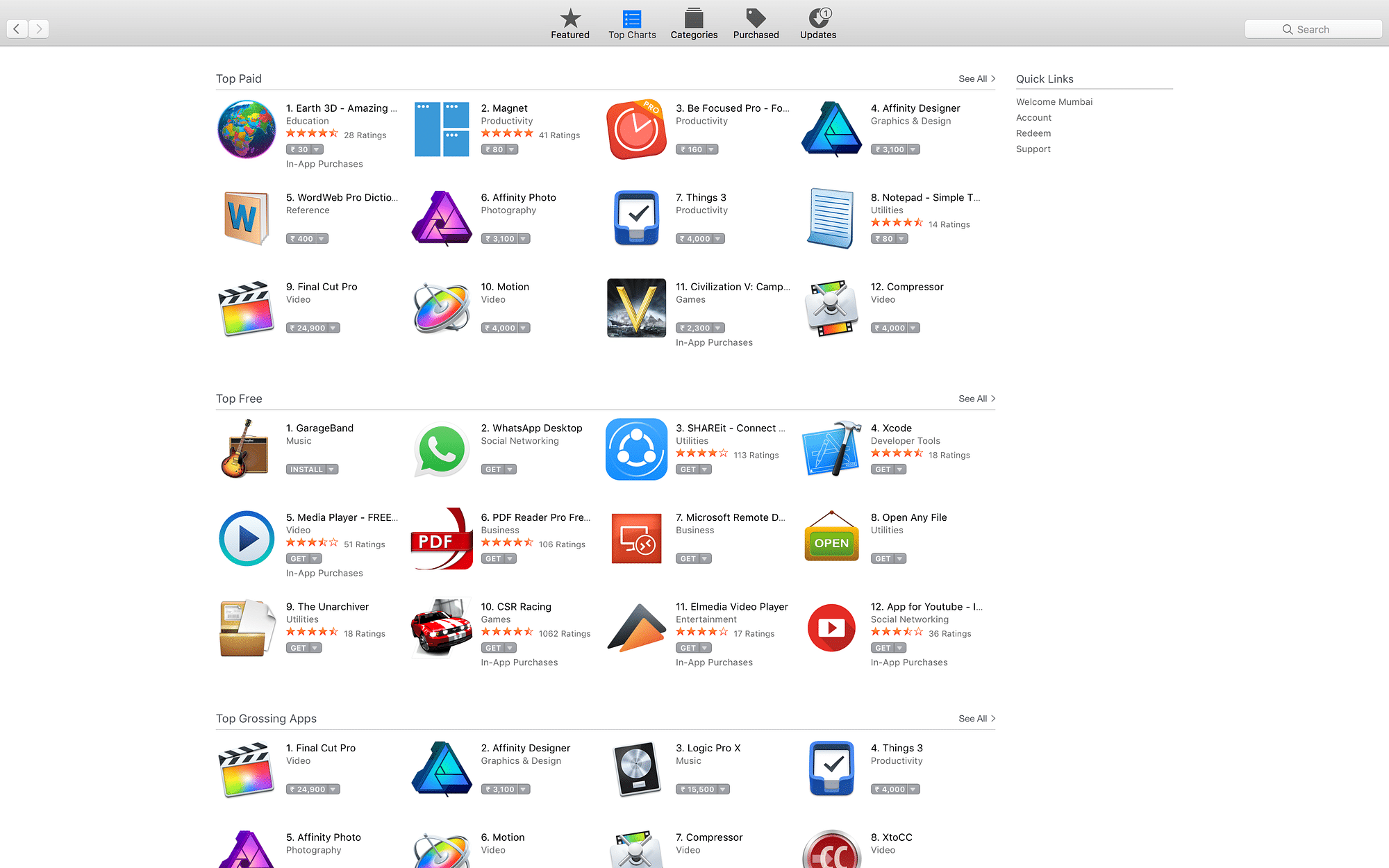 Mac os appstore отличия от мобильного приложения appstore